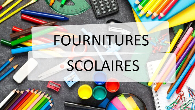 Fournitures scolaires
